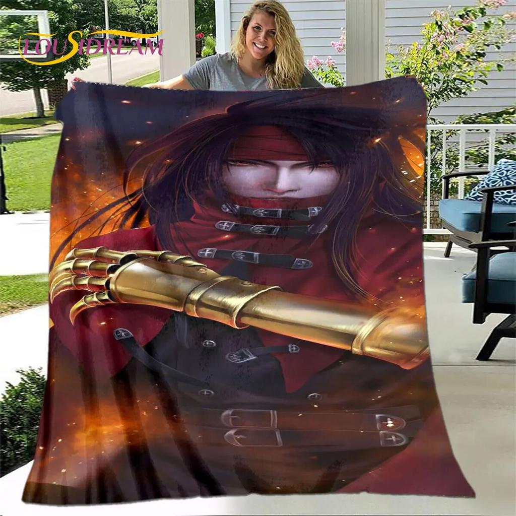 Мягкое плюшевое одеяло Final Fantasy Game Gamer, фланелевое одеяло, одеяло для гостиной, спальни, кровати, дивана, чехол для пикника, детское теплое одеяло