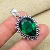 Chrome Diopside Gemstone 925 Sterling Silver Handmade Women Pendant Jewelry For Thanksgiving