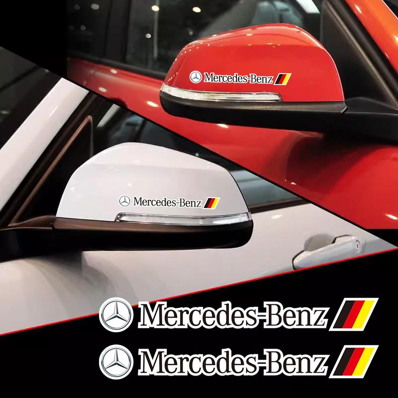 GLC GLB 4Pcs Car Styling Door Handle Stickers Vinyl Decoration For Mercedes Benz AMG GLE GLS CLS GLC CLA GLA GLK ML C197 R231 W