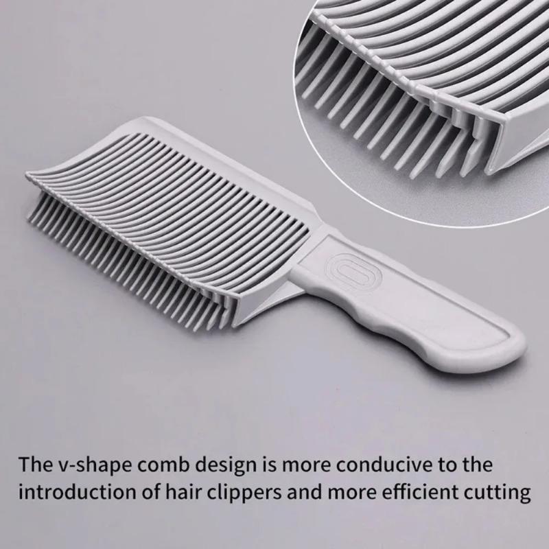 Barber Fade Combs Hair Cutting Tool for Gradient Hairstyle Comb Flat Top Hair Cutting Comb for Men Heat Resistant Fade Brush