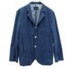 Сделано в Италии Джинсовый пиджак приталенного кроя с длинным рукавом M Синий Мужской Б/у