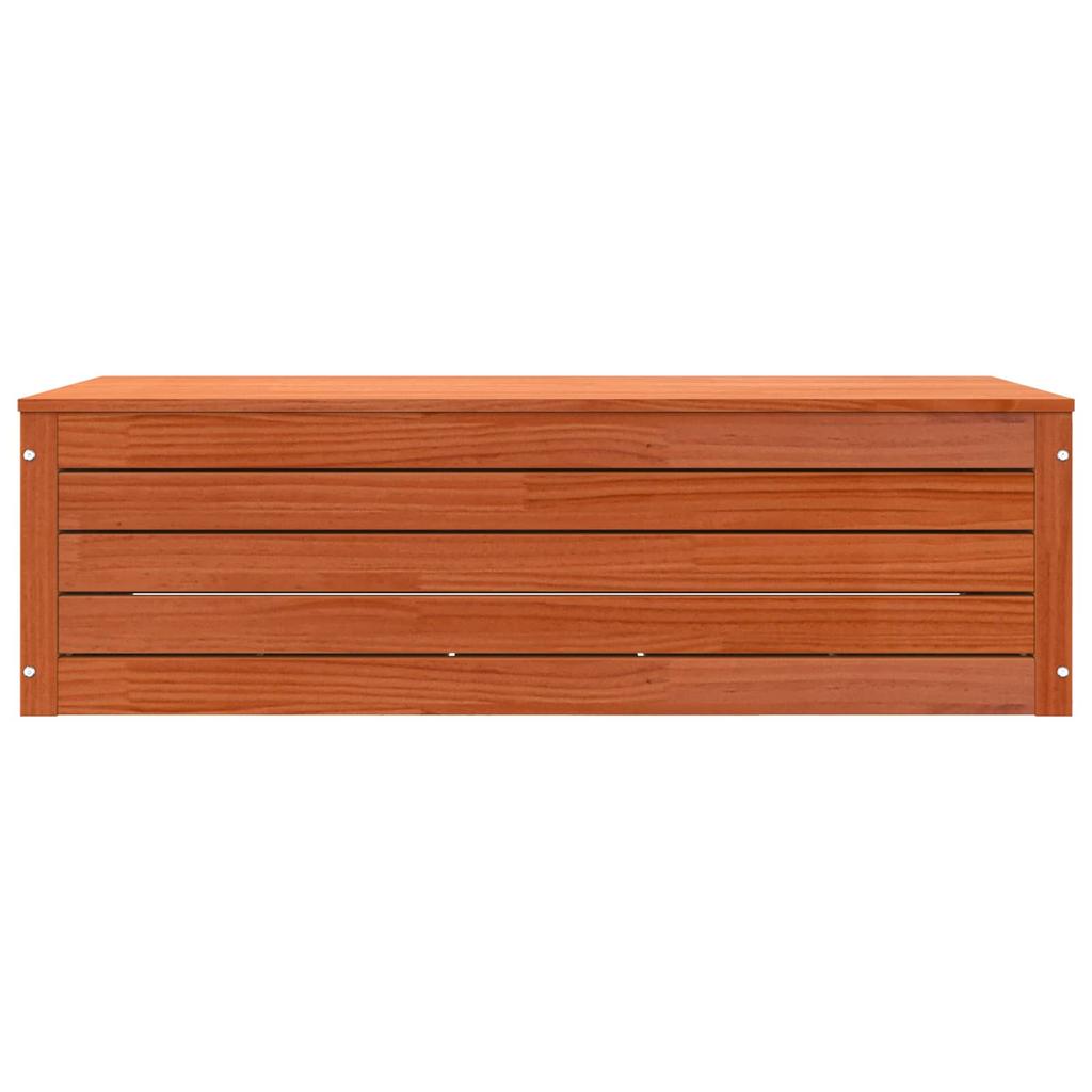 Storage Box with Storage Wax Brown 109 x 36.5 x 33 cm