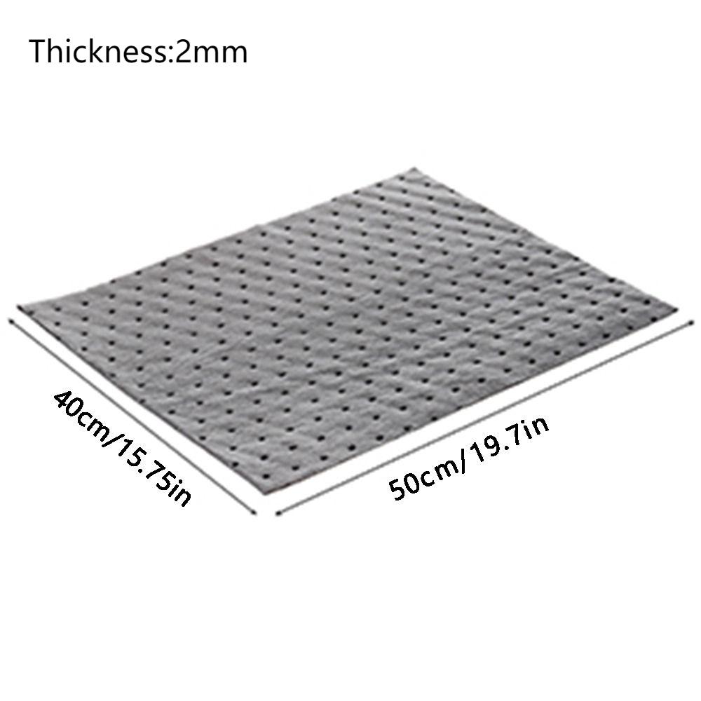 5Pcs Absorbent Mat Oil Spill Mat Grey Garage Floor Mat Shearable Oil Absorbent Pads  Under Car