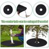 10PCS Non-Woven Tree Mulch Ring Degradable Tree Protector Mat Reusable Tree Weed Barrier for Weed Control Root Protectio