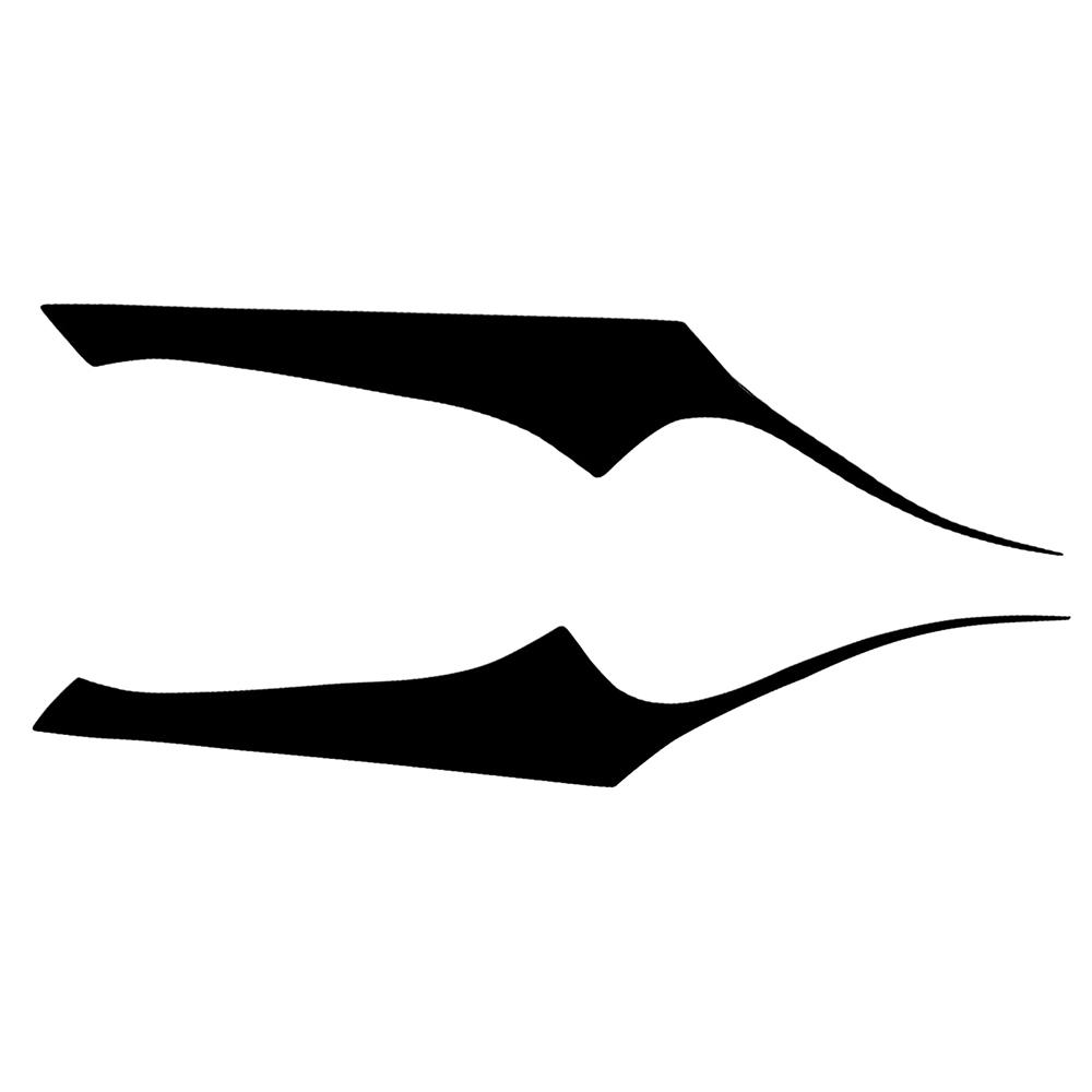 Car Headlight Lamp Eyebrows Cover Trim Sticker For Hyundai Rohens Coupe 2003 2004 2005 2006