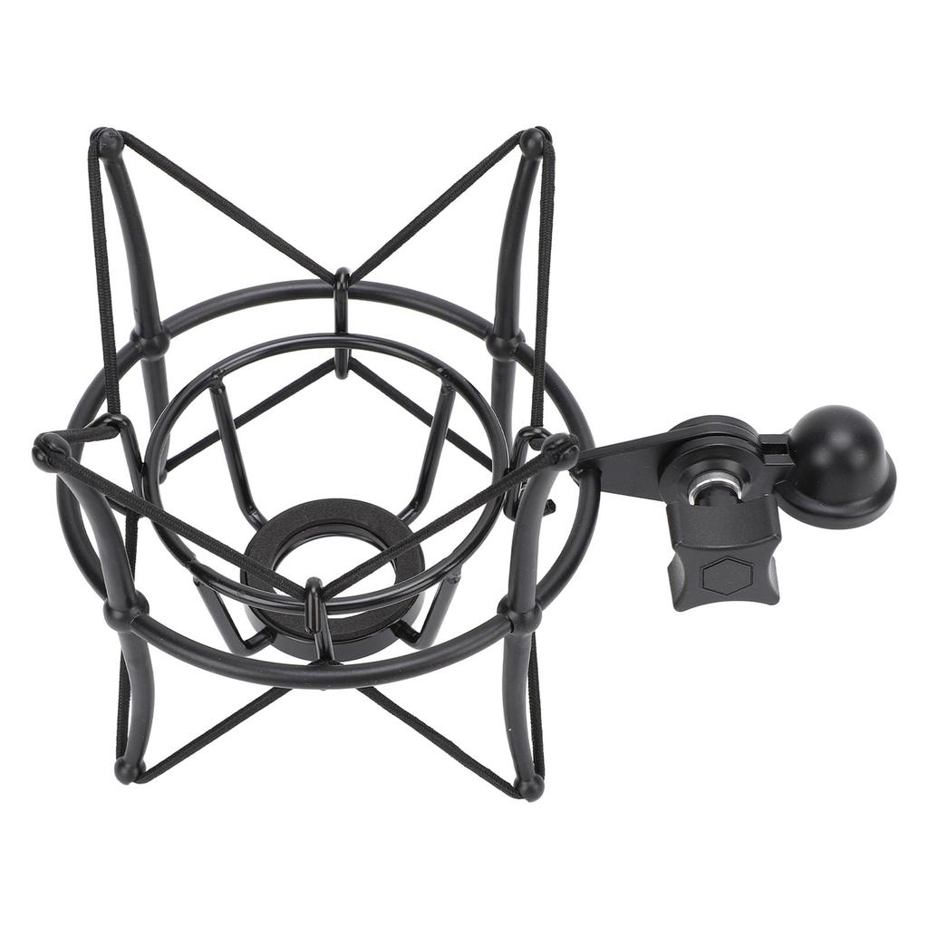 Microphone Shock Mount Zinc Alloy Anti Vibration Studio Mic Shockmount Stand Secure Support for Recording Station Studio