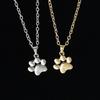 Adorable Cat Paw Print Necklace - Cute Animal Jewelry Accessory
