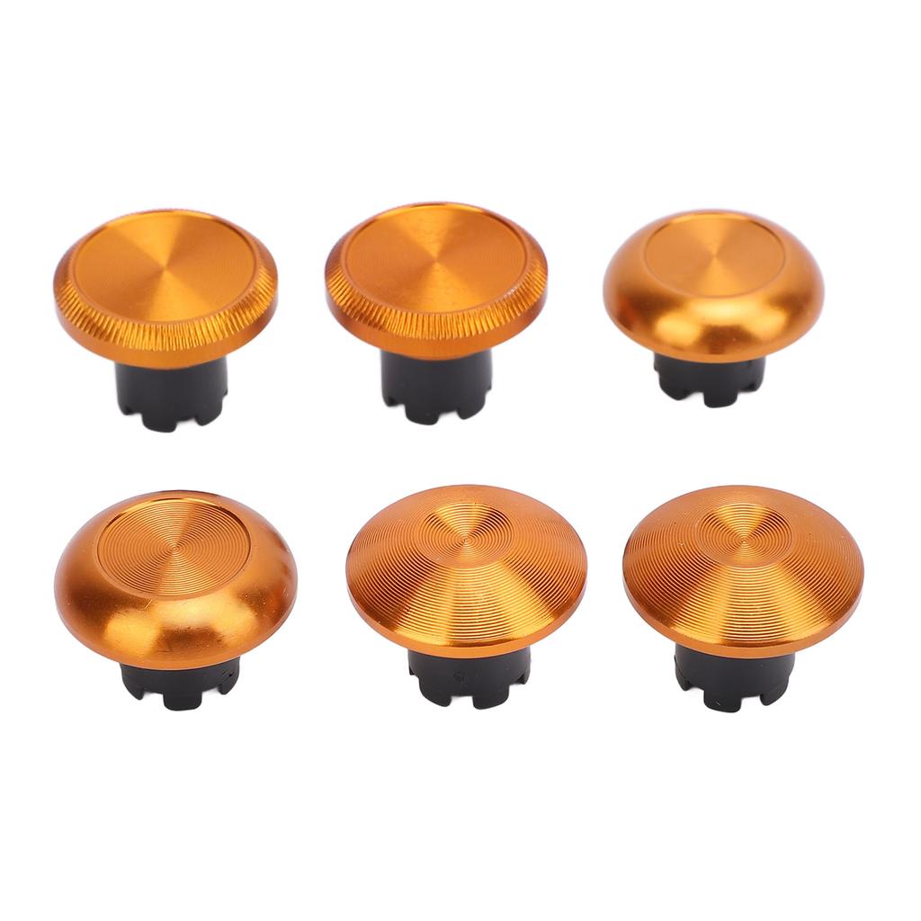 6 шт. металлические аналоговые ручки стики для большого пальца для контроллера Edge алюминиевый сплав металлический игровой джойстик