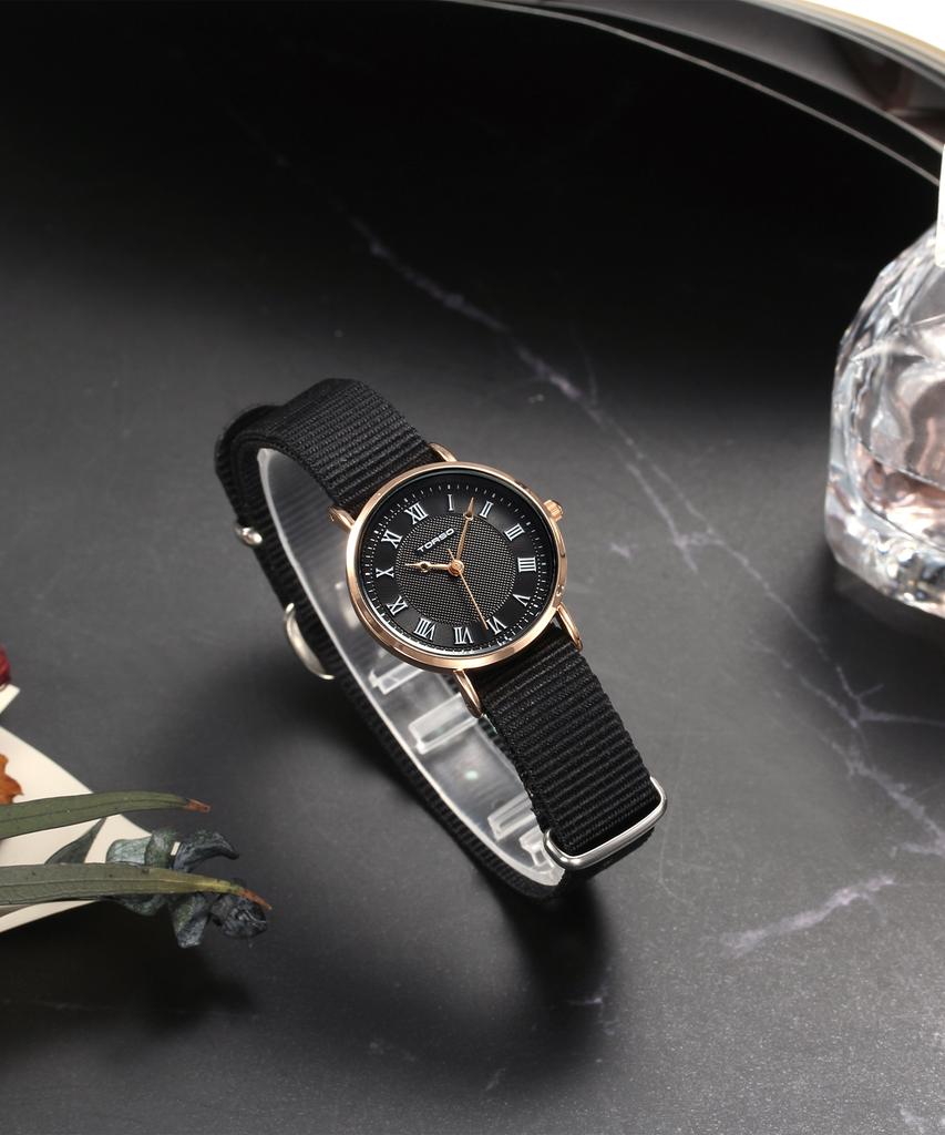 Toleuso T107F-Nato-Classico Кварцевые Женские Часы Nato
