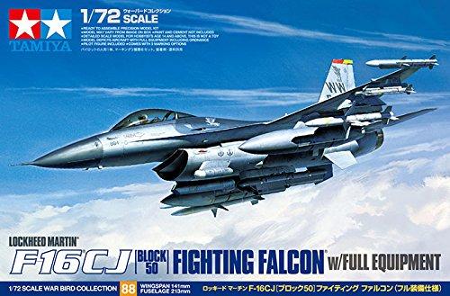 Tamiya Коллекция Warbird ВВС США Lockheed Martin Block 50 Fighting Falcon полностью оборудованная пластиковая модель 60788 1/72 № 88 F-16CJ
