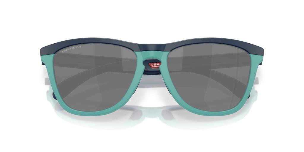 Oakley Солнцезащитные очки 0OO9284A Frogskins 92841455 Диапазон A Матовый Абисс Призм Блэк Поляризационные [Oakley] (черный)