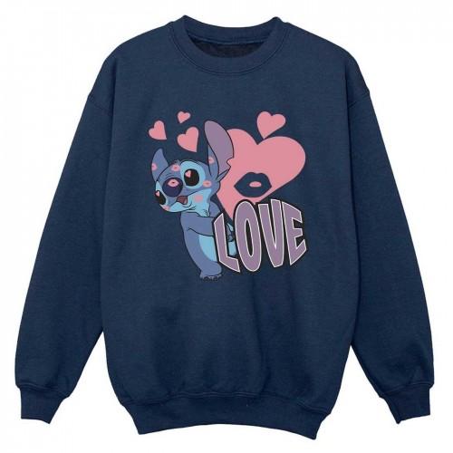 Lilo & Stitch Boys Love Hearts Sweatshirt
