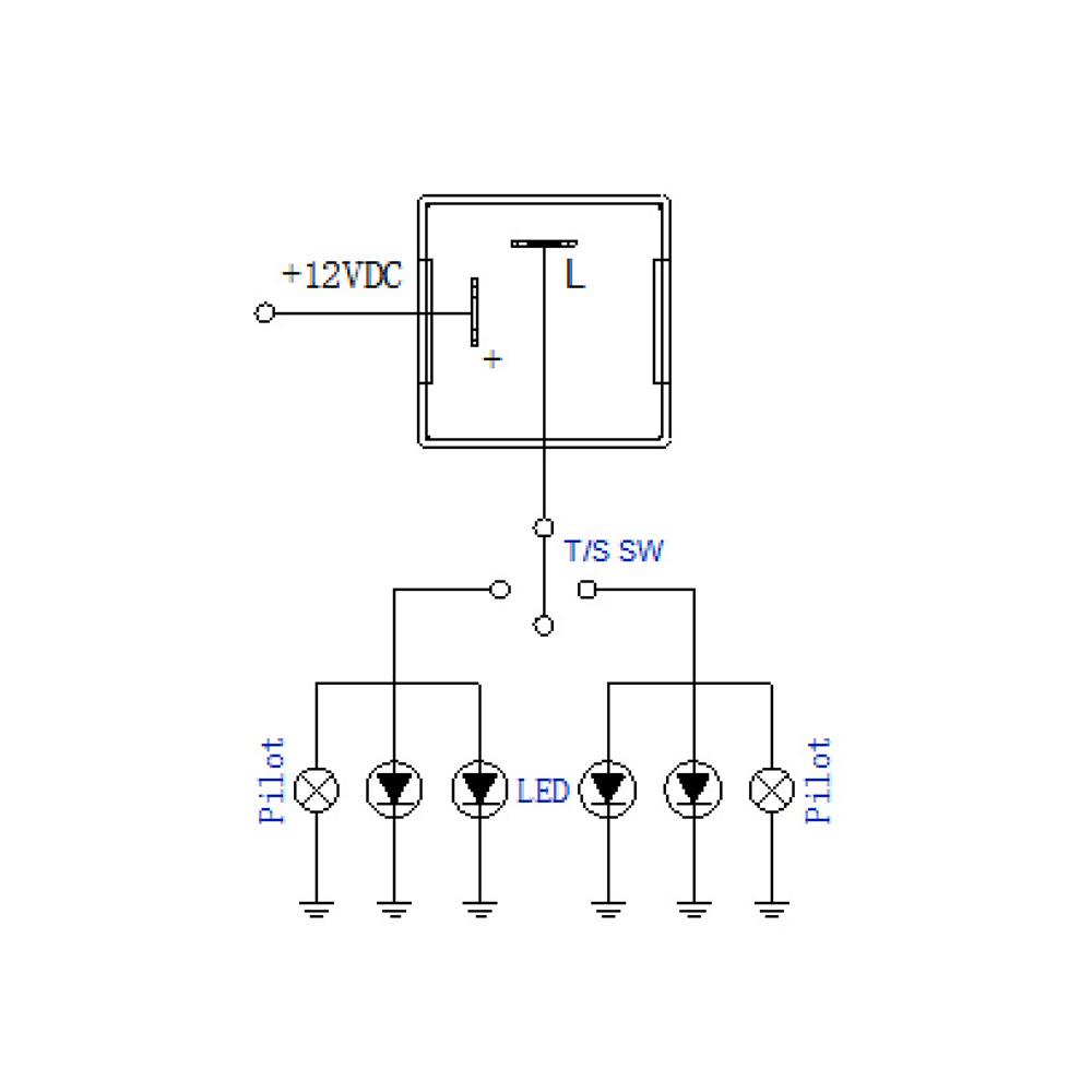 2 Pin CF12ANL 01 Electronic Led Flasher Relay Fix Turn Signal Bulbs Hyper Flash Issue