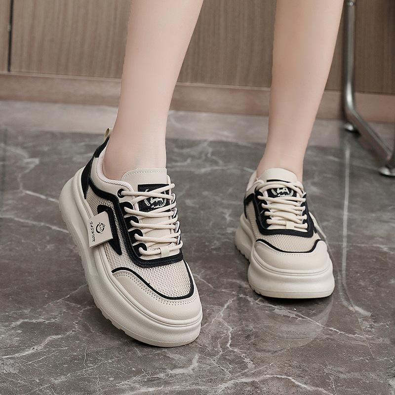 Модные новые женские повседневные туфли, летние сетчатые дышащие кроссовки, маленькие белые туфли, повседневная обувь для улицы, мокасины Zapatillas De Mujer