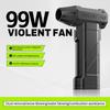 Супер Шторм 990000 об/мин Турбовентилятор Мощная Воздуходувка Портативный Пылеочиститель Зарядка TypeC Бесщеточный Реактивный Вентилятор для Дома 10000 мАч