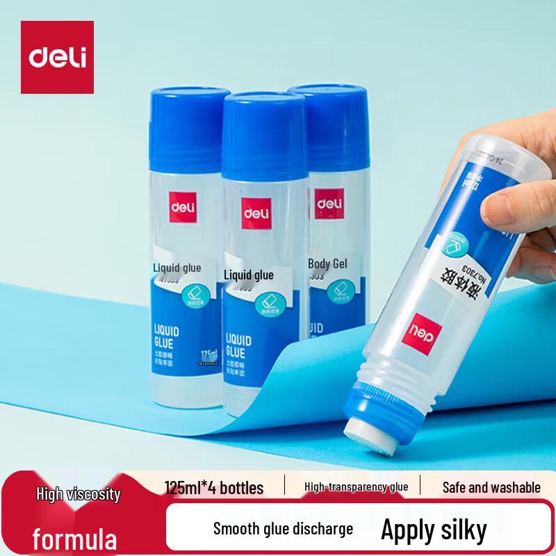 Deli 125ml Washable Clear Liquid Glue