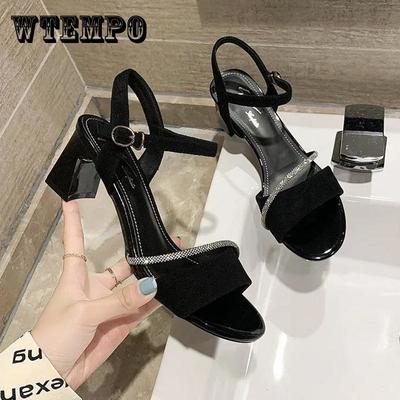 Летние женские сандалии, модные милые сандалии с пряжкой, летние повседневные сандалии на танкетке с открытым носком