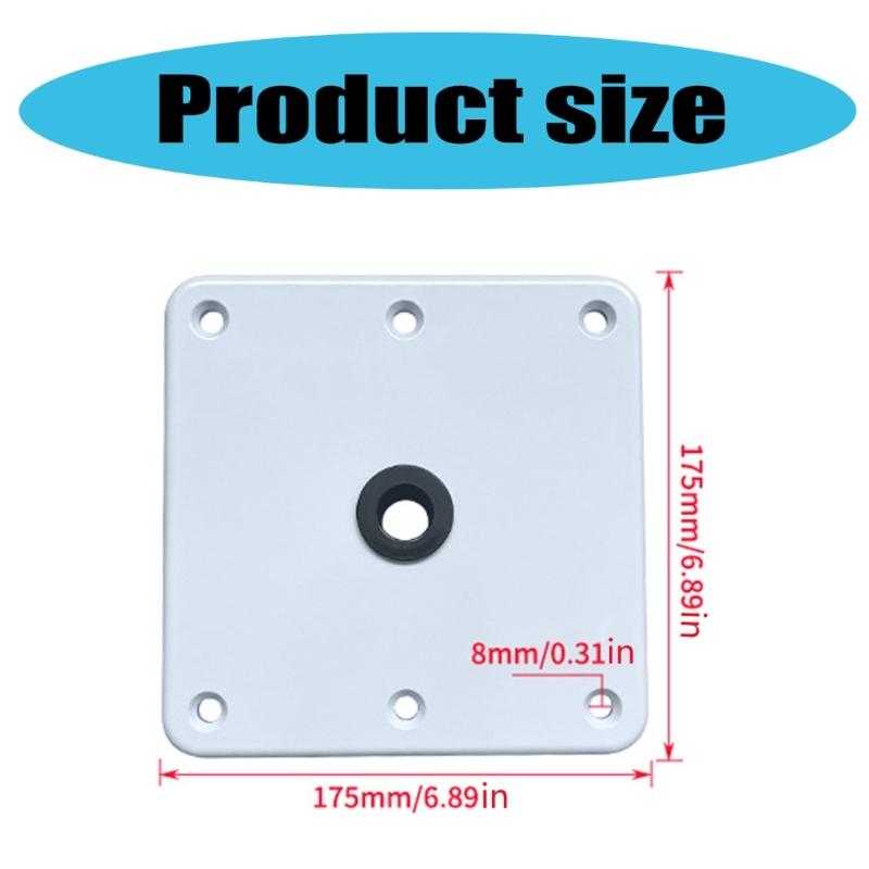 Corrosion Resistant Seating Pedestals Aluminum Alloy Suitable for Fishing and Watercrafts Canoes Outdoor and Marine Use