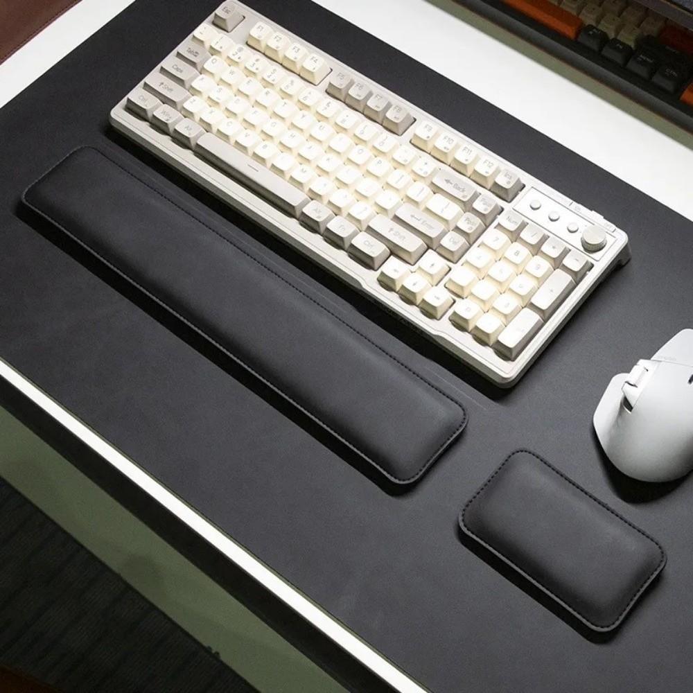 PU Desk Pad Waterproof Laptop Desk Mat Portable Large Mousepad  Mouse Wrist Guard