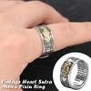 Feng Shui Pixiu Mani Mantra Protection Wealth Ring Amulet Wealth Lucky Open Adjustable Ring Buddhist Jewelry Ring LL@17