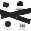 1Pair Non-slip Weightlifting Wrist Strap Adjustable Gym Dumbbell Workout Weights Lifting Straps Wrist Support Grip Band Exercise 1