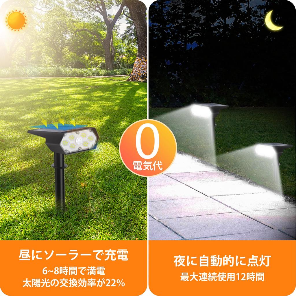 Солнечный уличный датчик движения Сад 42 Дневной свет Безопасность и стихийные бедствия IP65 Освещение для парковки Набор из 2 фонарей, Свет, Прожектор, Освещение,