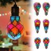 Unique Decor Piece: Hand-painted Bulb Becomes A One-of-a-kind Decorative 2PC