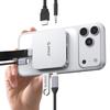 ORICO Магнитный USB-C хаб с MagSafe 10 Гбит/с, слот для NVMe SSD 2230, HDMI 10 Гбит/с, USB-порт, 100 Вт PD Быстрая зарядка, Совместим с iPhone Pro Max, MacBook, M.2