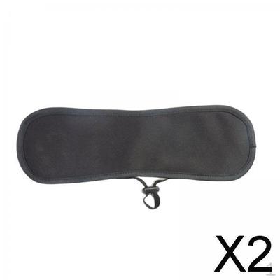 2x Подушка-компресс для шеи с касторовым маслом, регулируемый дизайн, меньше беспорядка, без нагрева, водо- и грязеотталкивающий внешний материал