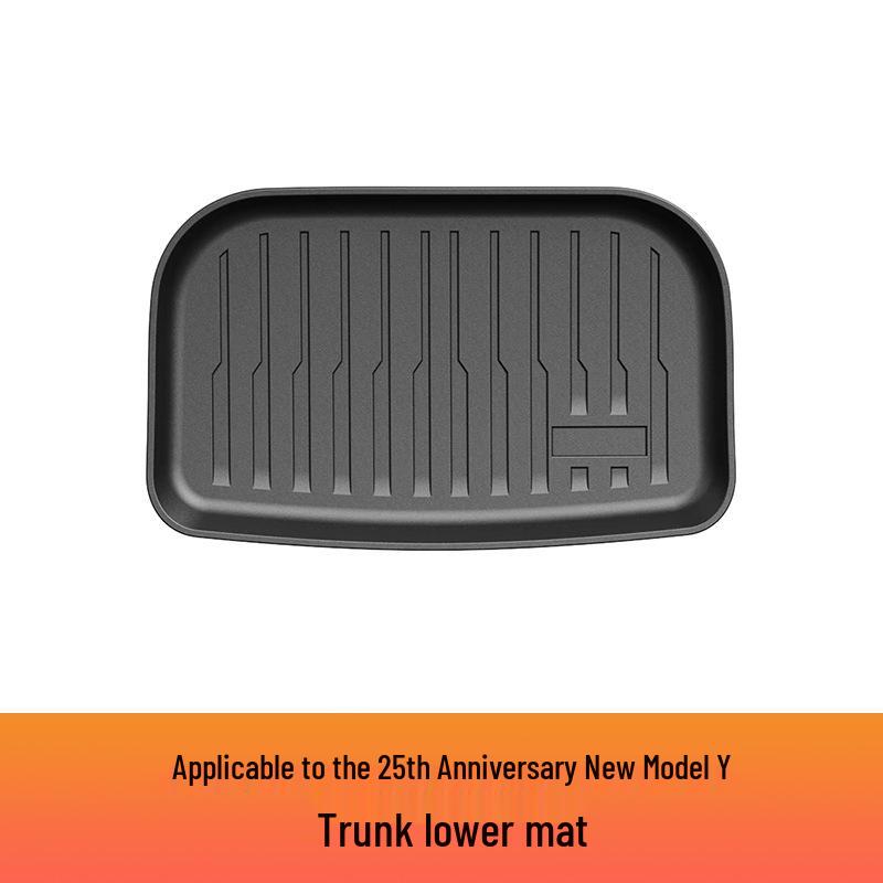 Tesla Model Y 2025 Рестайлинг TPE Коврики для пола и багажника с накладкой на спинку