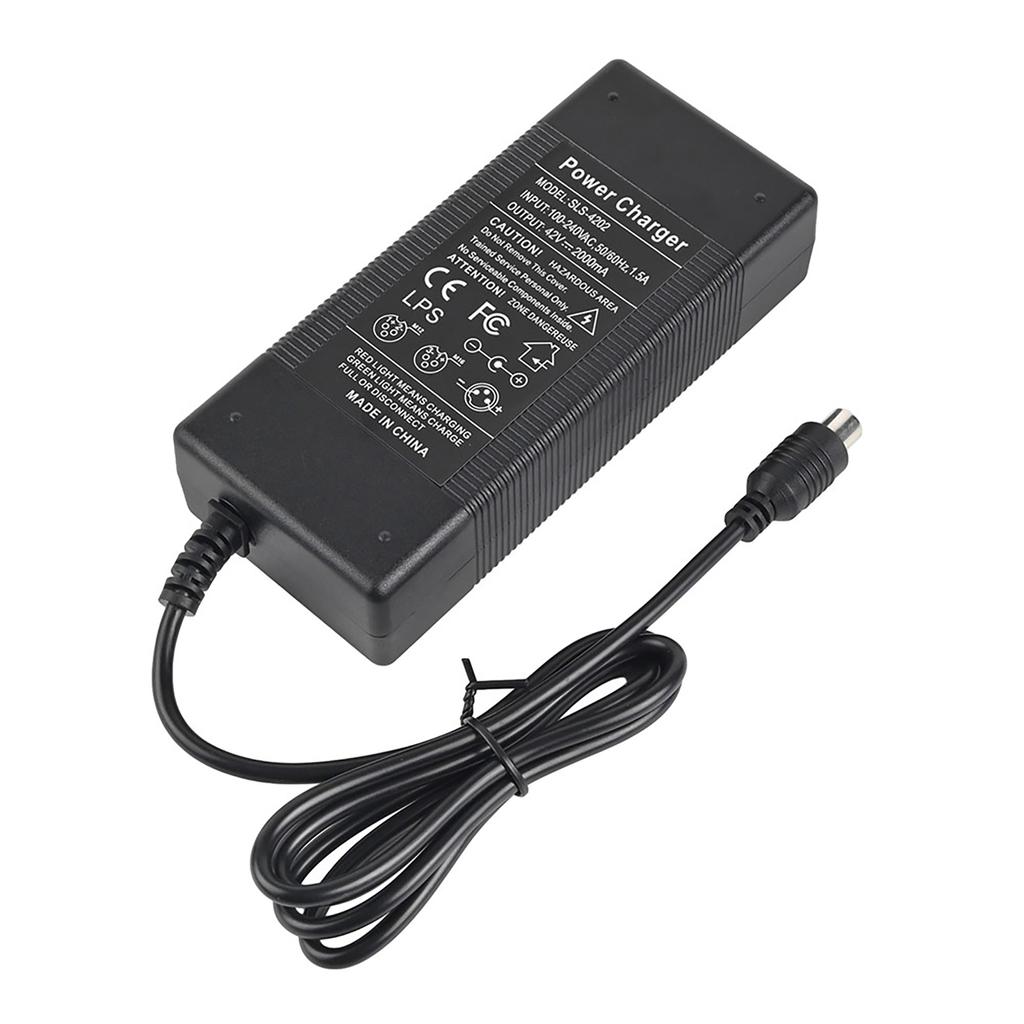 Electric Scooter Charger 42V 2A Power Adapter Compatible for Xiaomi M365 Electric Scooter