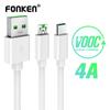 FONKEN USB C Cable Type C Cable 4A Fast Charging Cord for OPPO VOOC Flash Charger Cable Data Cable Charging Cord Micro USB Wire Quick Charging Cable