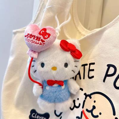 Sanrio Hello Kitty Плюшевая 50-летний юбилей Ограниченная серия Милый брелок Кукла Игрушка Сумки Подвеска Украшение Подарок