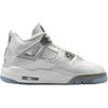 Jordan Детские баскетбольные кроссовки Air Jordan 4 Mid top Серый Синий Подростковые HV4401-014