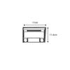 Carbon Fiber Center Console CD Panel Trim Cover For Lexus CT200h 2011-2017 TypeA
