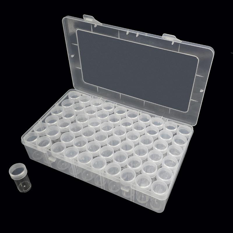 24/60 сетка Алмазная картина дрель бутылки для хранения бисера DIY аксессуары для декоративных картин для дома