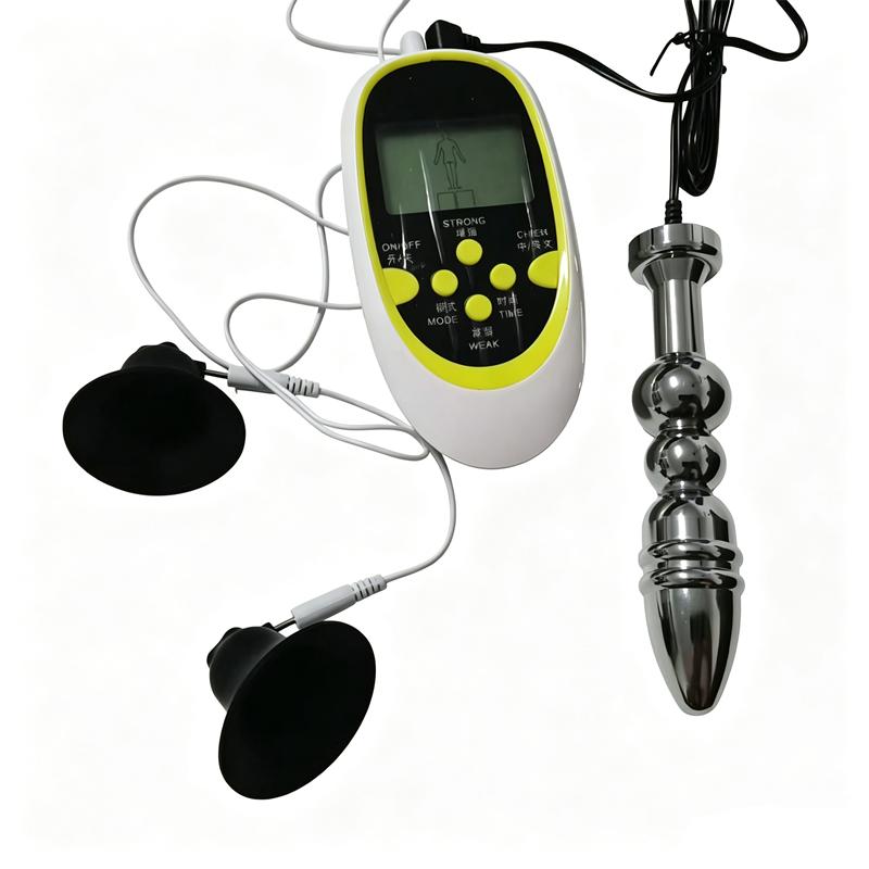 8 Modes Electric Shock Metal Anal Butt Plug Sex Toys for Women Masturbation Nipples Clips Silicone Breast Sucker Pumps MassageGood product