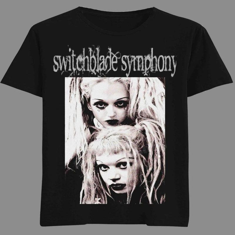 РАСПРОДАЖА VTG Switchblade Symphony Футболка Черная Все Размеры от S до 5XL