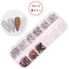 1440pcs SS4-SS6 Mixed Sizes Glass Nail Rhinestones Crystal Strass Multi-Color For Nail Art Decoration Accessories Rhinestones