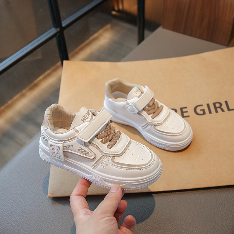 Туфли для девочек 2025 осень новая студенческая версия маленькие белые туфли детские повседневные мягкая подошва высокая ценность школьный сезон обувь