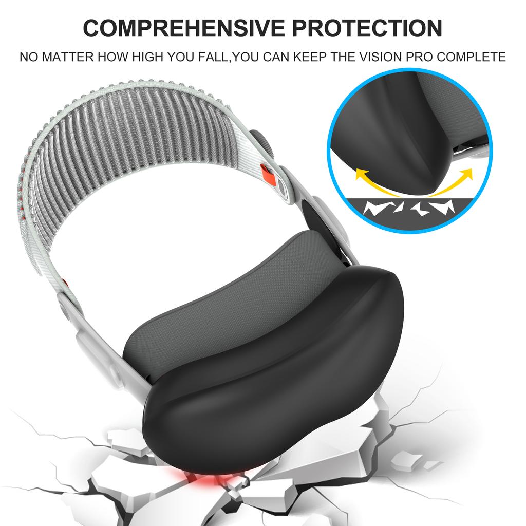 Силиконовый защитный чехол для шлема PSVR2 VR, защитный чехол для шлема, моющийся, устойчивый к царапинам, для аксессуаров PS VR2