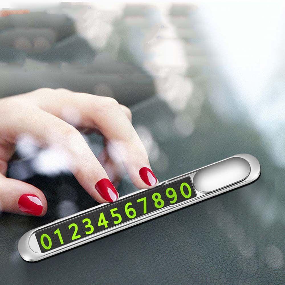 Знак Принадлежности для Парковки Автомобилей Карточка с Номером Телефона Светящаяся Табличка с Номером Телефона Карточка для Временной Парковки