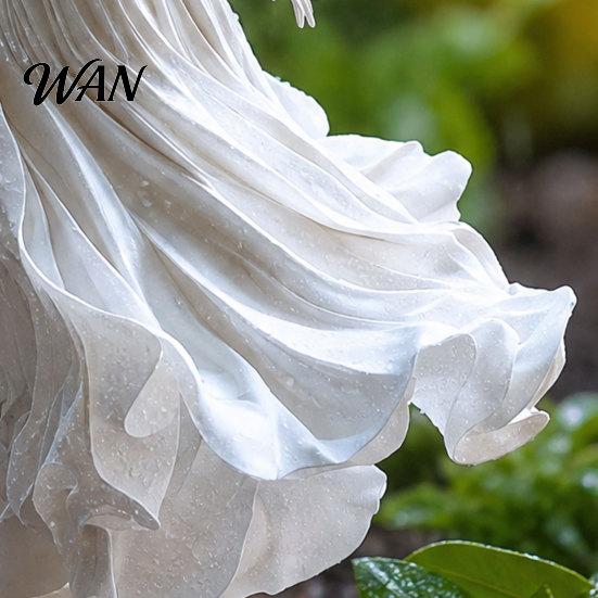 Garden Fairy With Built-in Spike Angel Stake Decor, Acrylic Sign with Stake, Flower Decoration Elegant Winged Sculpture for Indoor Outdoor Yard