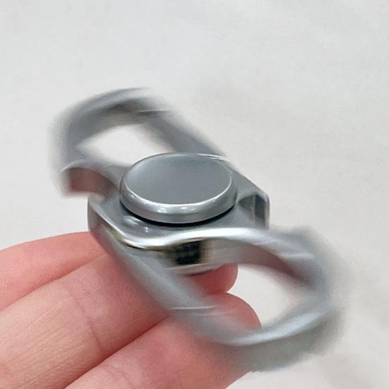 Брелок из цинкового сплава Fidget Spinner Прочный EDC Гаджет Открывалка для бутылок 3-в-1 Многофункциональный инструмент