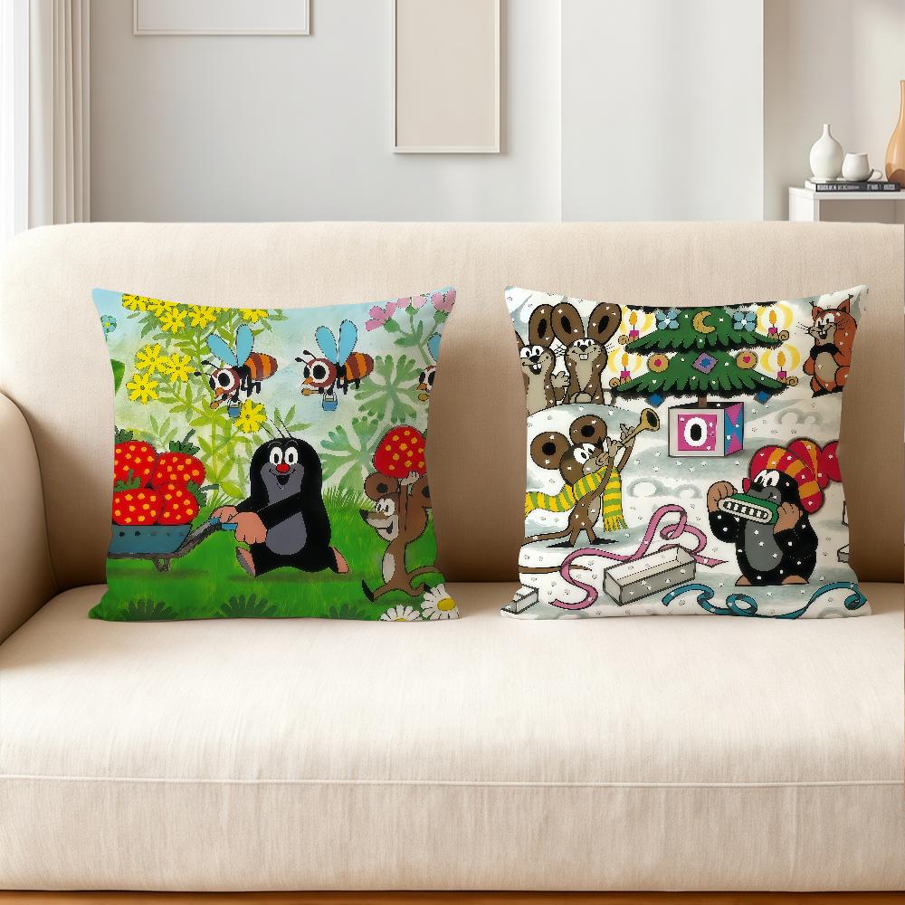 Милая наволочка с изображением Крота Искусство Применимое пространство Для гостевых комнат Интерьеров Автомобилей Офиса Украшение дома