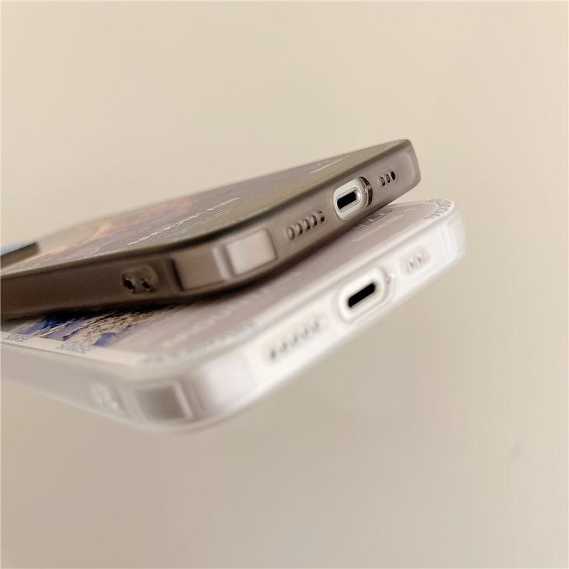 Винтажный чехол для телефона «Снежная гора и закат» для Iphone 13 Pro Max 12 11 Xs Max X Xr 7 8 Plus 13 12 Pro, прозрачный защитный чехол для камеры