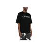Off-White Big Bookish Skate Tee Black/White Men Tops OMAA120C99JER0081001