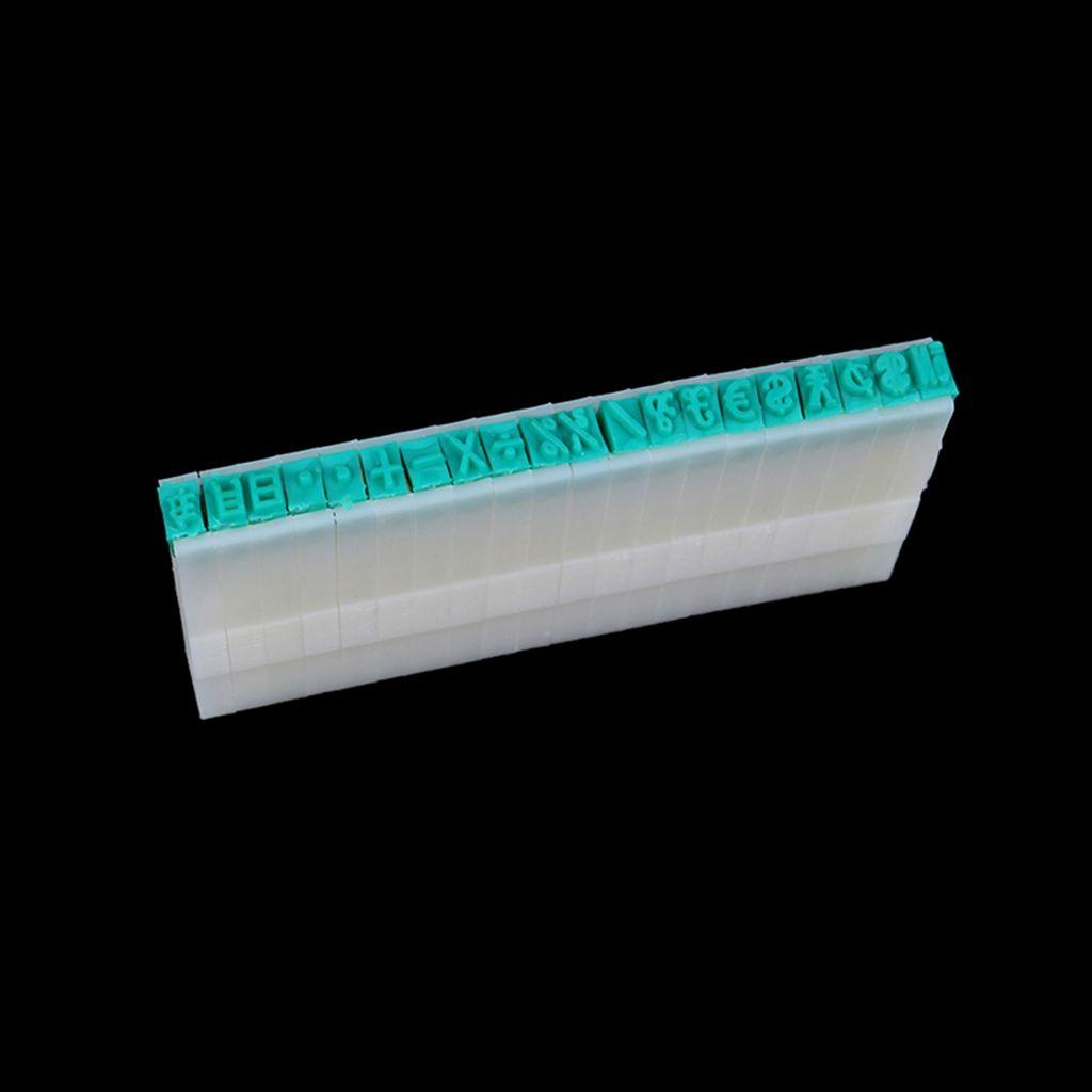 Pattern Free Combination Handmade Mini Crafts Scrapbooking DIY Number Stamps Word Printing