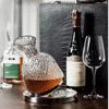 Высококачественный Хрустальный Стеклянный Декантер-Барабан 1500 мл с Вращением на 360 Градусов, Диспенсер для Вина, Аэратор, Зеркальный Чайник, Декорация