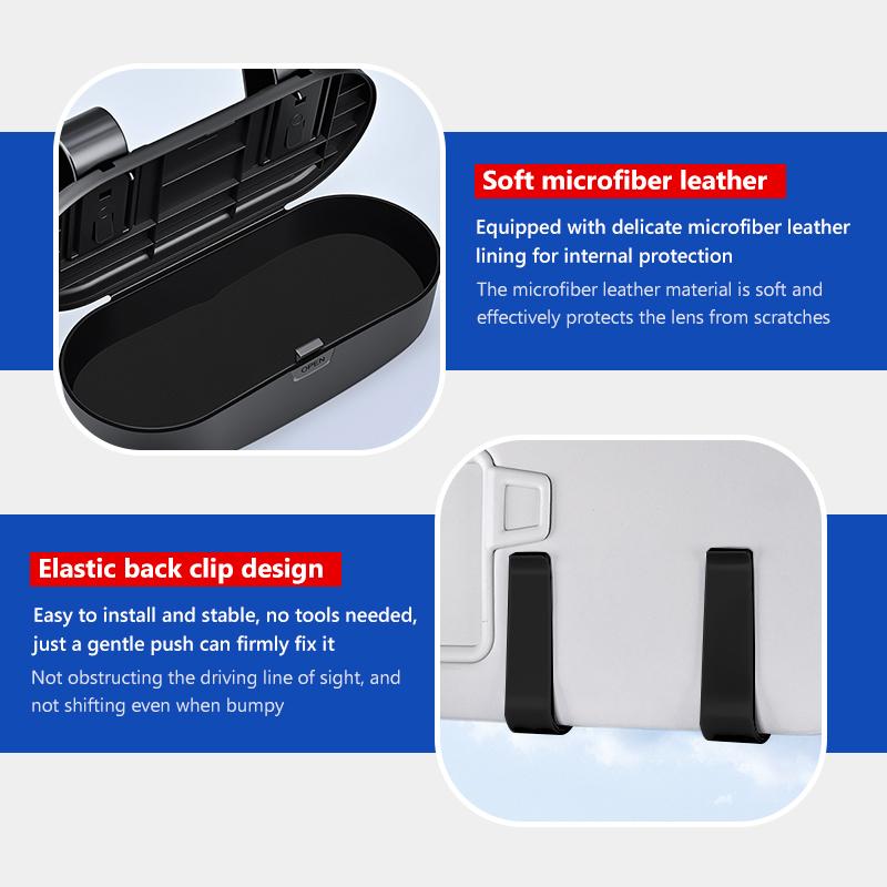 Car Sun Visor Sunglasses Glasses Case Glasses Holder Clip Box For Lexus CT ES GS NX IS250 RX350 IS200 LX570 UX250h CT200h AEU1